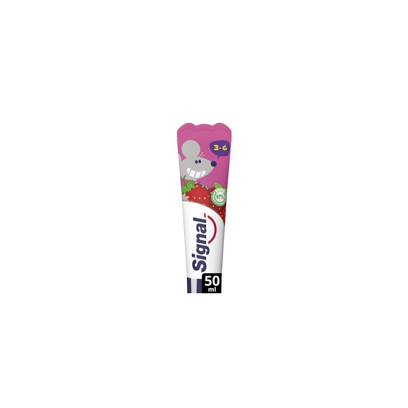 Dentifrice enfant Signal Fraise - 3-6ans - 50ml Dentifrice enfant Signal Fraise - 3-6ans - 50ml