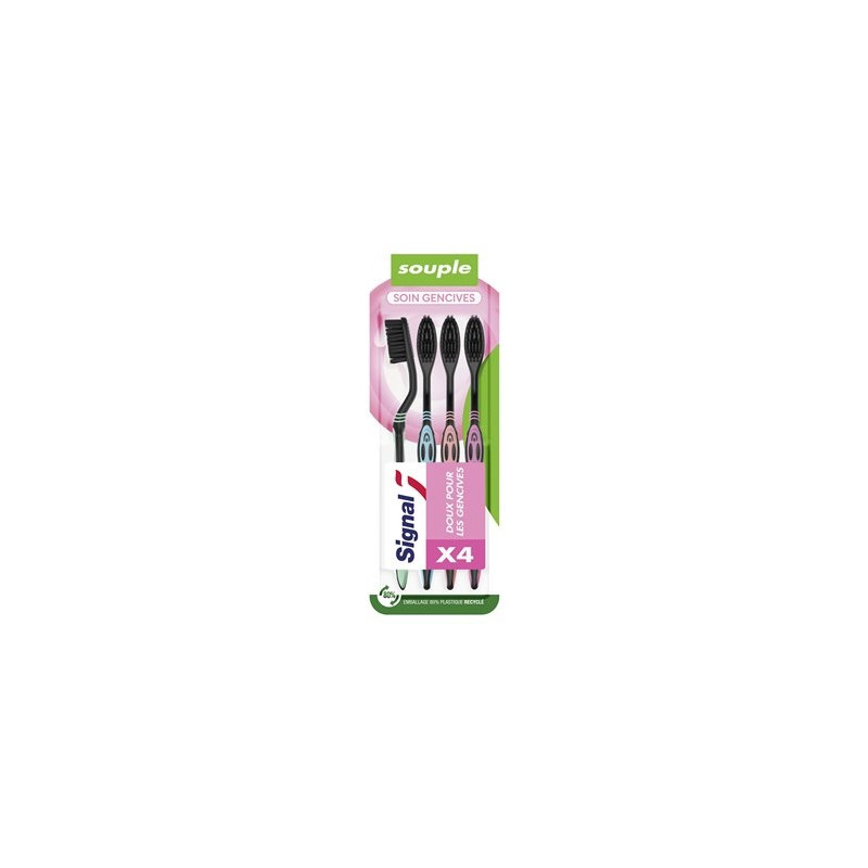 Brosse à dents Signal Soin gencives souple - x4