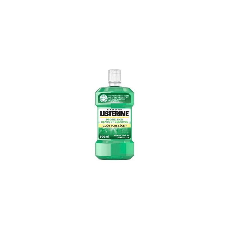 Bain de Bouche Listerine Protection gencives leger-500ml