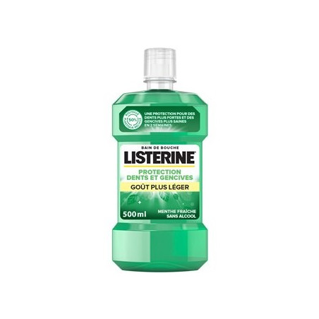 Bain de Bouche Listerine Protection gencives leger-500ml