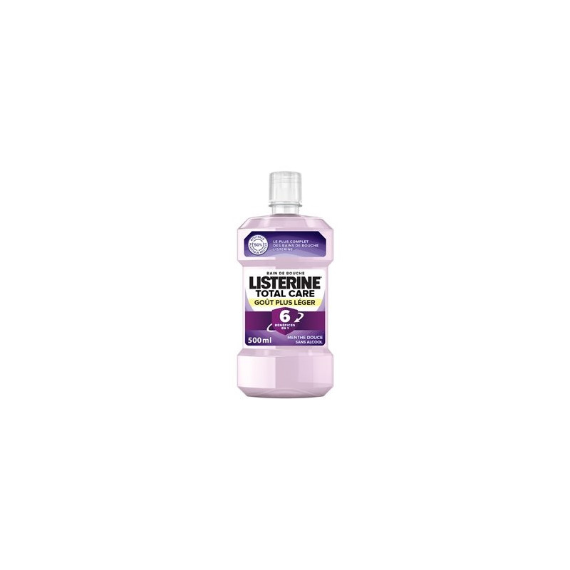 Bain de Bouche Listerine Total care leger - 500ml