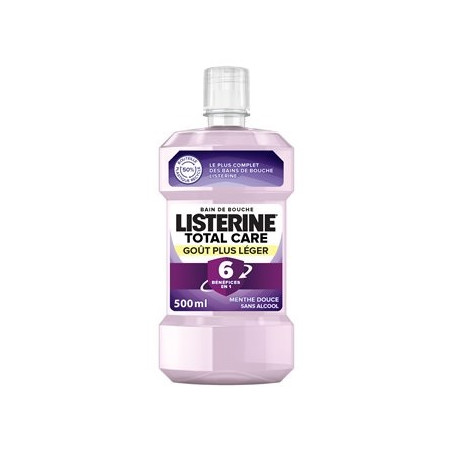 Bain de Bouche Listerine Total care leger - 500ml