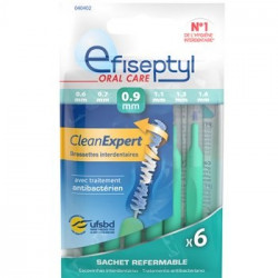 Brossettes Efiseptyl Clean Expert 0.9mm - 1 pièce