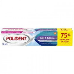 Crème fixative Polident Soin & Tolérance - 70g