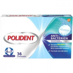 Comprimé antibactérien Polident x36