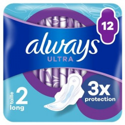Serviettes Always Ultra Long - T2 - x12