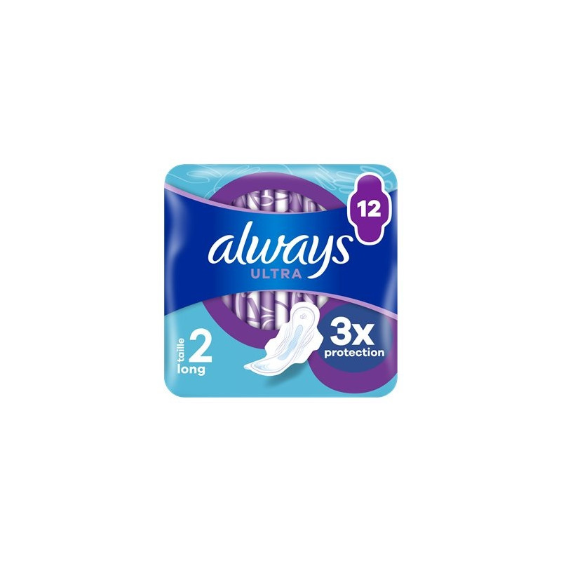 Serviettes Always Ultra Long - T2 - x12