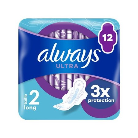 Serviettes Always Ultra Long - T2 - x12
