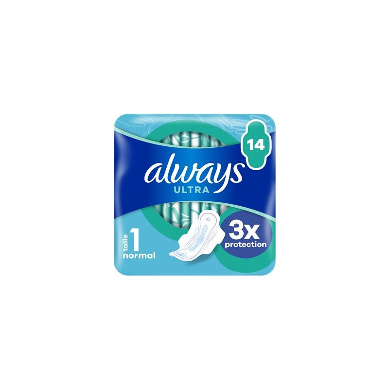 Serviettes Always Ultra Normal Plus - T1 - x14