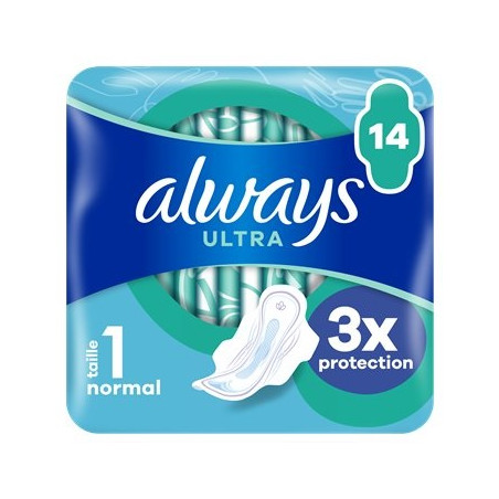 Serviettes Always Ultra Normal Plus - T1 - x14