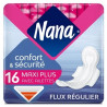Serviettes hygiéniques Nana Maxi régulier+ x16