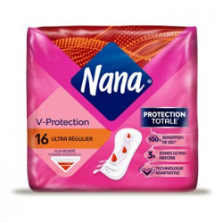 Serviettes hygiéniques Nana Ultra - Régulier- x16