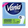 Serviettes Hygieniques Vania Maxi confort super - x16