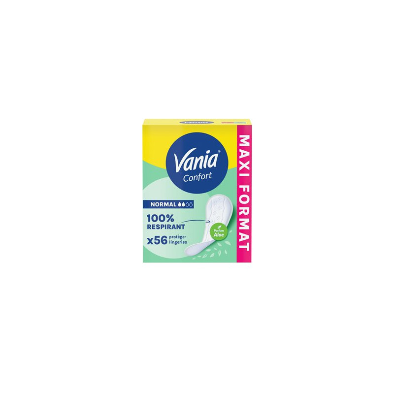 Protège-slips Confort Vania Aloe vera - x56
