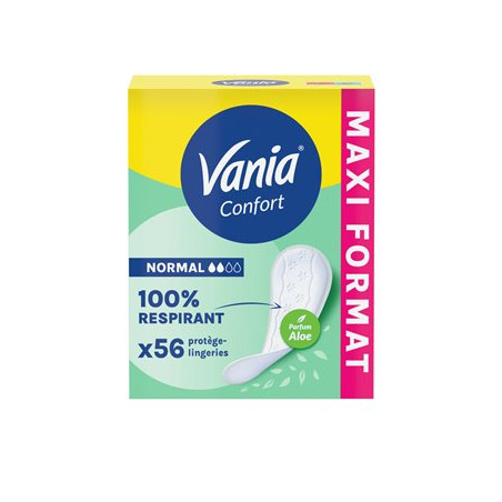 Protège-slips Confort Vania Aloe vera - x56