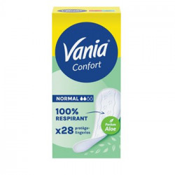 Protège-slips plat Vania Confort Aloe Vera- Normal - x28