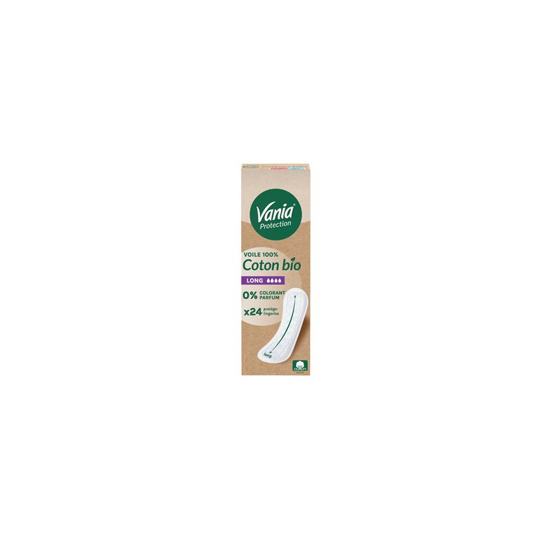 Protège-slip Protection Vania Long voile Bio - x24