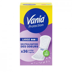 Protège-slips Vania Protect Aloe Vera - Large - x36