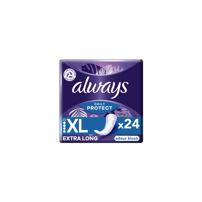 Protège slips protection longue x24 Always