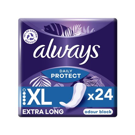 Protège slips protection longue x24 Always