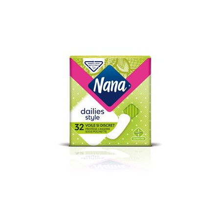 Protège-slips Nana Fraicheur Quotidienne - Plié - x32