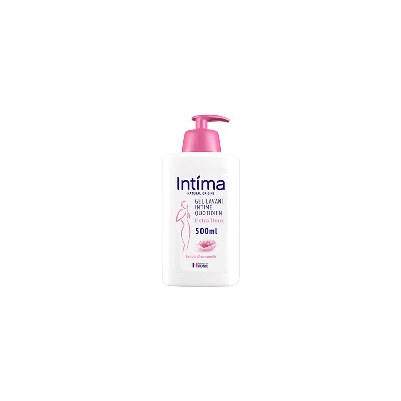 Gel Toilette Intime Extra Doux Intima Natural Hamamélis 500ml