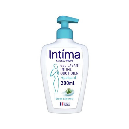 Gel Toilette Intime Fraîcheur Intima Natural Aloe Vera 200ml