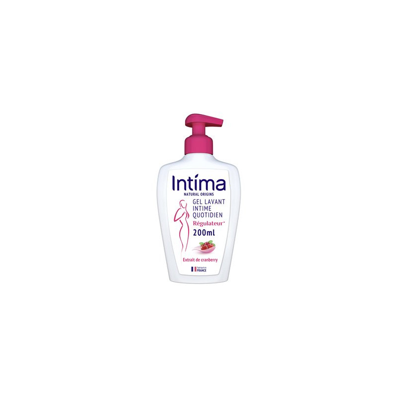 Gel Toilette Intime Régulateur Intima Natural Cranberry 200ml