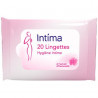 Lingettes Hygiène Intime Usage Quotidien Intima Hamamélis x20