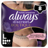 Culottes fuites urinaires Always Discreet beige - L x8