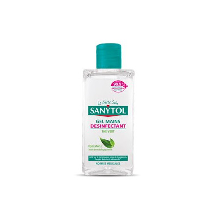 Gel désinfectant mains Sanytol Au thé vert - 75ml