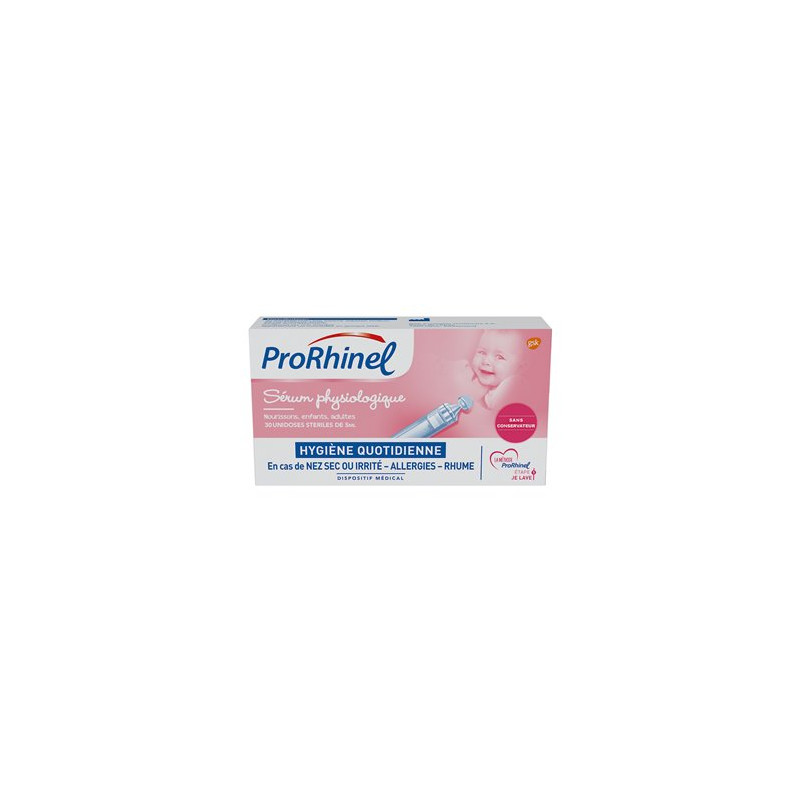 Serum physiologique Prorhinel 30x5ml