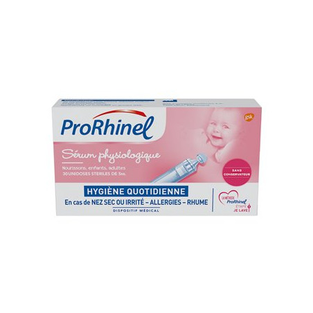 Serum physiologique Prorhinel 30x5ml