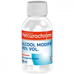 Alcool modifié Mercurochrome 90° - 100ml