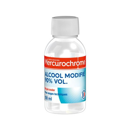 Alcool modifié Mercurochrome 90° - 100ml