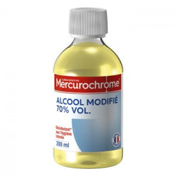 Alcool modifié Mercurochrome 70° - 200ml