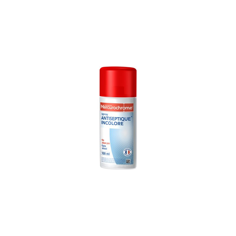 Antiseptique Mercurochrome Incolore spray - 100ml
