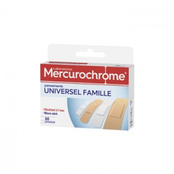 Pansements Mercurochrome Famille x50