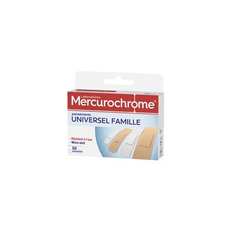 Pansements Mercurochrome Famille x50