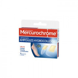 Pansements Mercurochrome Hydrocolloïdes - x6