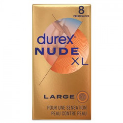 Préservatifs Durex Nude Extra Large Extra Fins x8