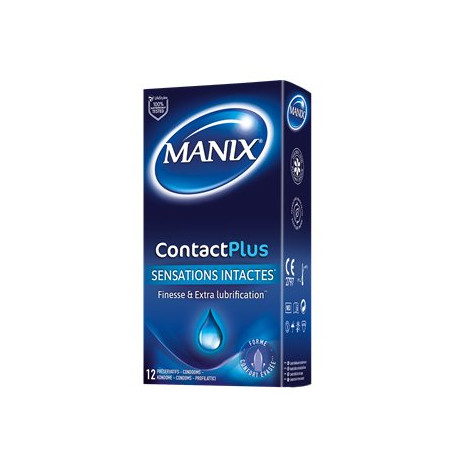 Préservatifs Contact + Manix - x 12