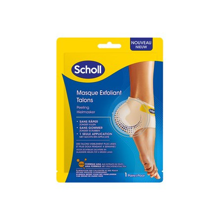 Masque pieds Scholl Exfoliant talon - x1