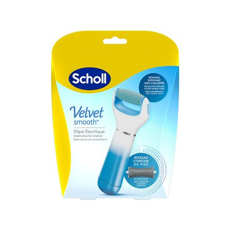 Scholl Râpe Électrique Velvet Smooth Exfoliante et Contour des Pieds