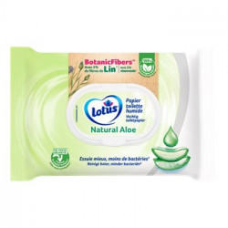 Papier toilette humide Lotus Aloe Douceur - x42 feuilles