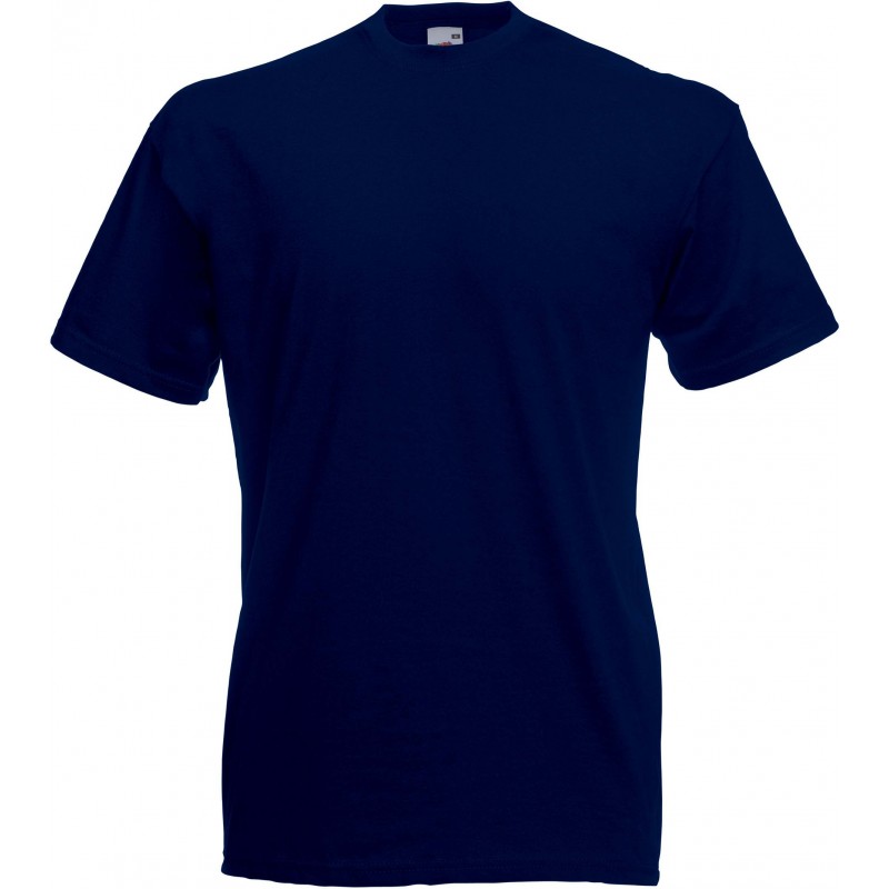 t-shirt S au 3XL bleu marine foncé homme valueweight fruit of the loom SC221