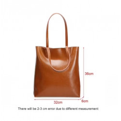 Sacs à main Marron de bureau pour femmes, fourre-tout en cuir de vache véritable, grands sacs vintage pour dames