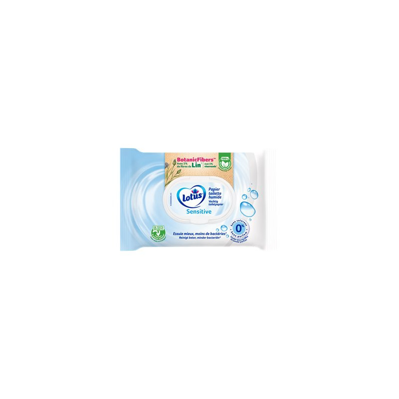 Papier toilette humide Lotus Pure - x42 feuilles
