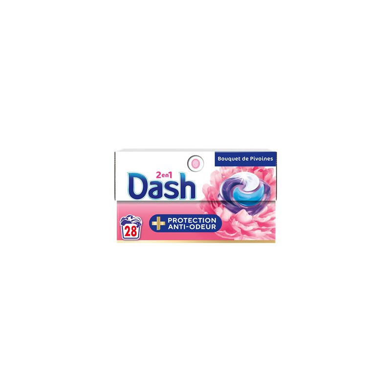 Capsules lessive Dash Pods Bouquet de pivoine - x28