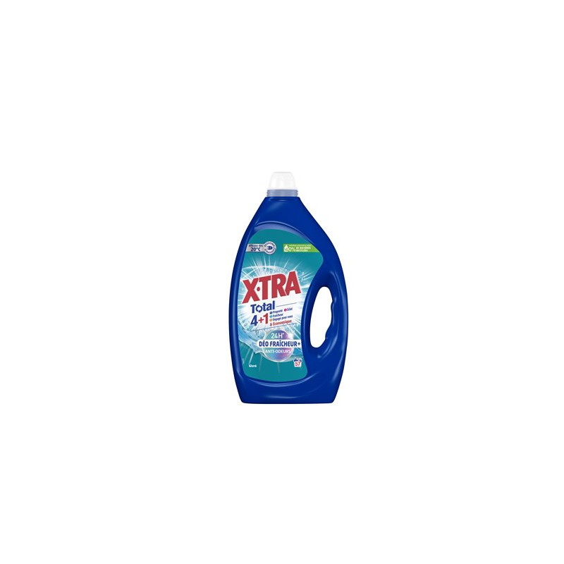 Lessive liquide X-tra Total Déo fraîcheur x57 - 2.565L